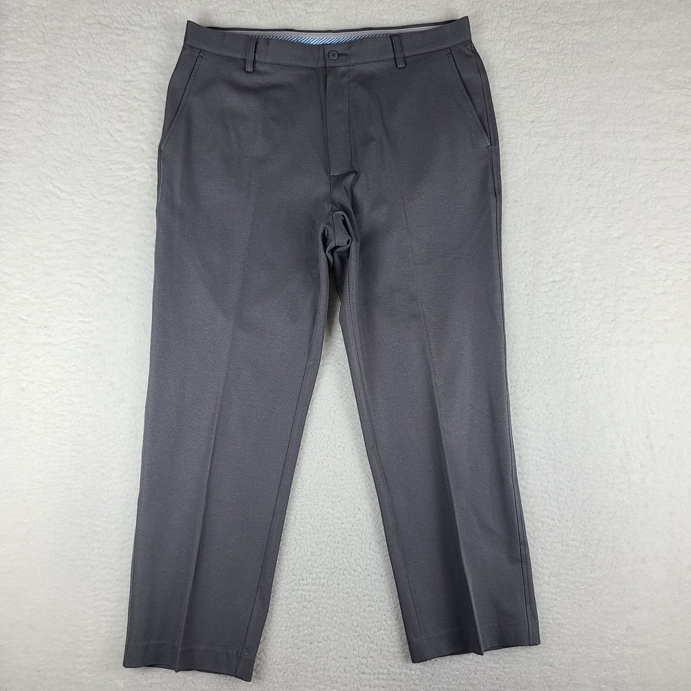 Foot Joy Pants Mens 38x30 Dark Gray Straight Leg Performance FJ Tech Golf Chino‎